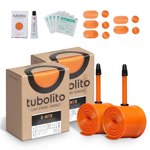 Tubolito S-Tubo MTB 73,7 cm x 4,6–6,3 cm Schlauch – 42 mm Presta-Ventil, nur Scheibenbremse von Tubolito