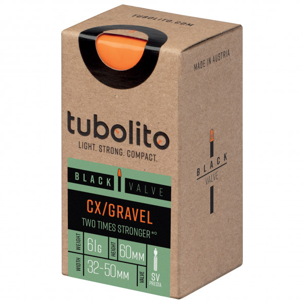 Tubolito - Tubo-CX/Gravel-All-SV60 - Fahrradschlauch schwarz von Tubolito