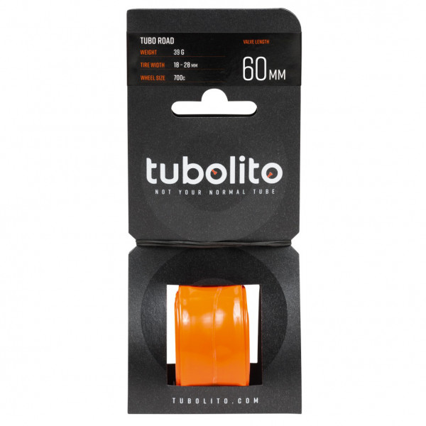 Tubolito - Tubo-Road-700C-SV60 - Fahrradschlauch Gr 700C-SV60 schwarz von Tubolito