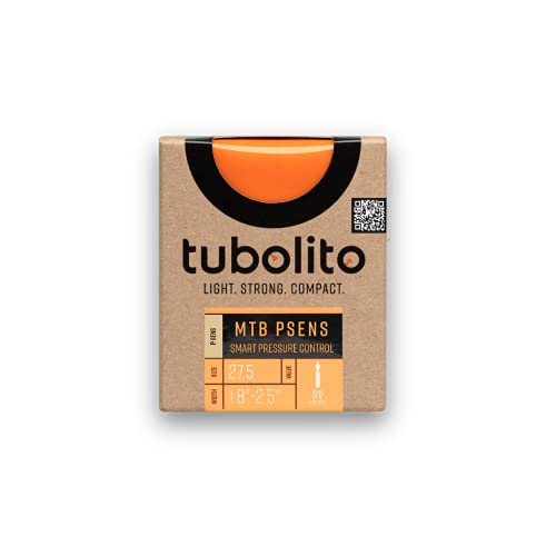 Tubolito Unisex – Erwachsene 330 000 06 Fahrradschlauch, Orange, 27.5 x 1.8-2.5 von Tubolito