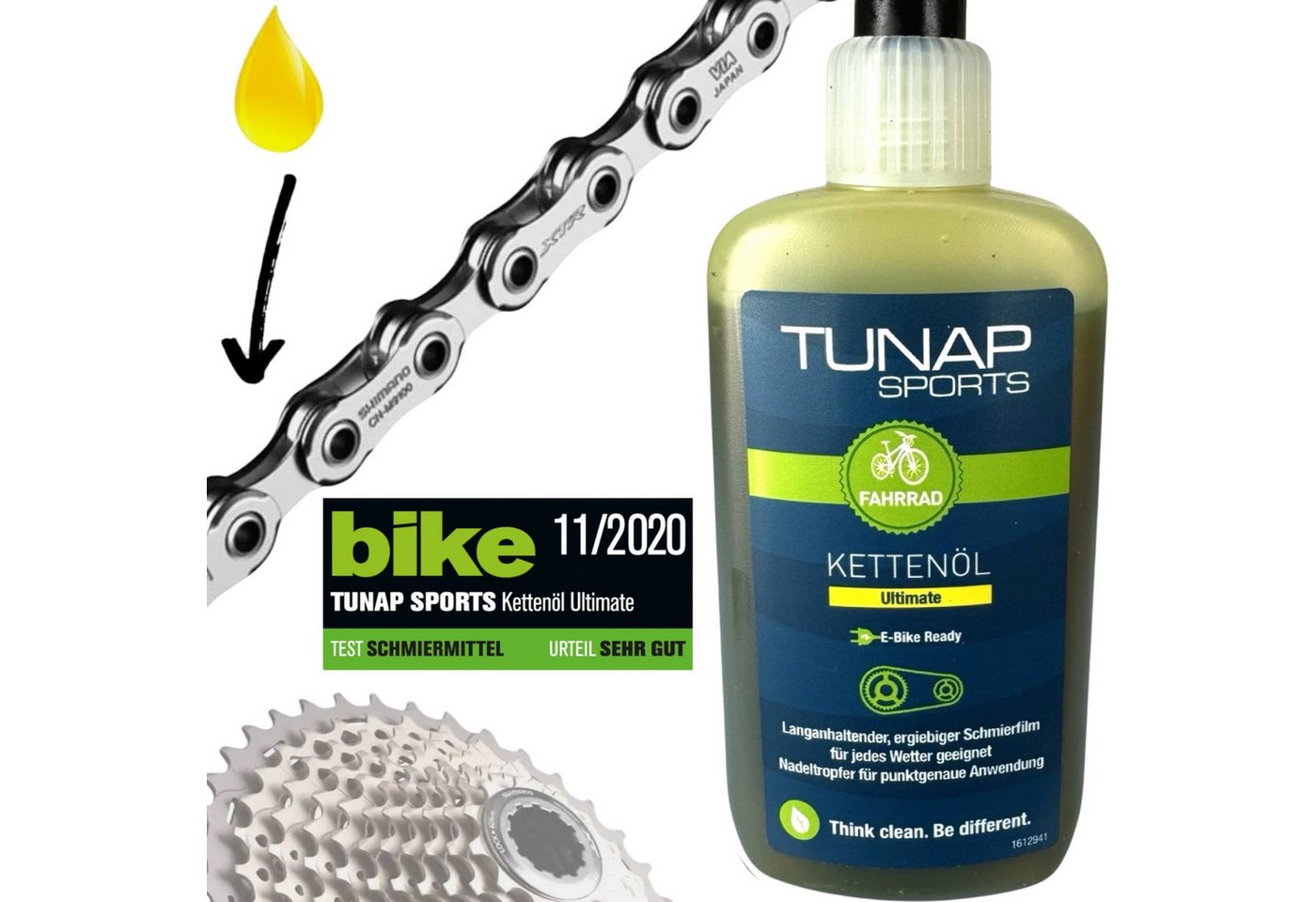 Tunap Sports Fahrrad-Montageständer Tunap Ultimate Fahrrad Kettenöl 100ml Fahrrad Ebike Öl Pflege Kette von Tunap Sports