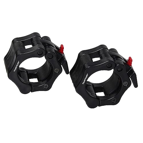 Tunturi 2er Set Hantelverschlüsse, Lock Jaw Collars für 50 mm Stangen, Langhalten Kurzhantel Verschlüsse für Olympische Hantelstangen von Tunturi