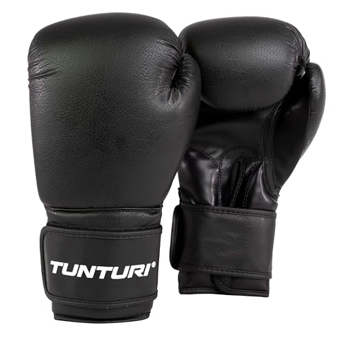 Tunturi Allround Boxhandschuhe 10oz - Geeignet für Boxsack Training - Boxing Gloves für Verschiedene Kampfsportarten, Boxen, Kickboxen, Muay Thai - Sparring - Extra steifes PU-Material von Tunturi