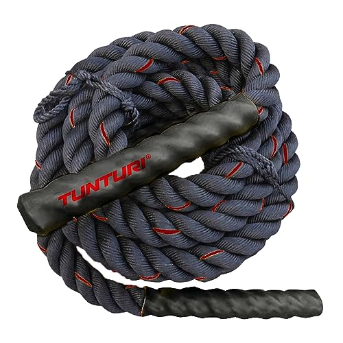 Tunturi Fitnessseil, Battle Rope, 15 Meter (12 kg), Functional Training Seil von Tunturi