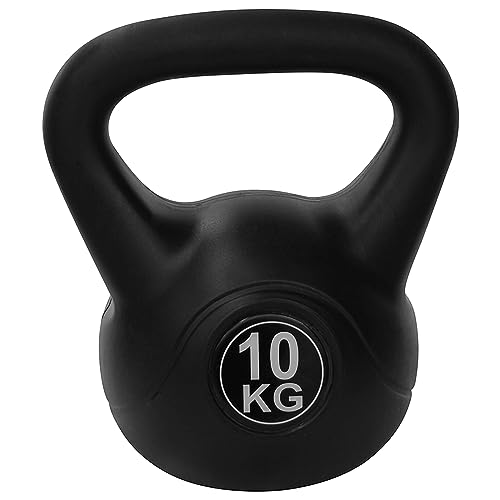 Tunturi Kugelhantel, Kettlebell, PVC mit Sand gefüllt, 10 kg von Tunturi