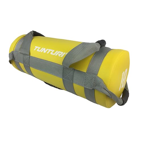 Tunturi Power Bag, Fitnesssack mit 4 Griffen, 10 kg, Sandsack für Krafttraining von Tunturi