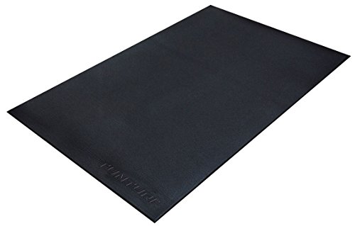 Tunturi Laufbandmatte - Bodenschutzmatte - 200 x 95 x 0,5 cm - Schwarz von Tunturi