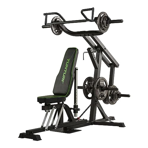 Tunturi Kraftstation WT80, Fitnessstation für Zuhause, Multigym mit Hantelbank von Tunturi