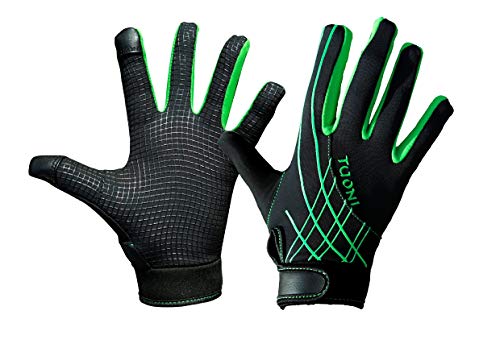 Tuoni Junior Thermo-Handschuhe mit Silikon-Griff, ideal für Fußball, Rugby, Hockey, Mountainbike, Radfahren, Laufen und Netball Mit Touchscreen-Spitzen (klein) von Tuoni