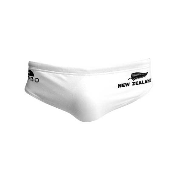 Turbo All White Swimming Brief Weiß 5-6 Years Junge von Turbo