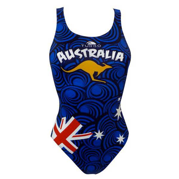 Turbo Australia Pro Resist Swimsuit Blau L Frau von Turbo