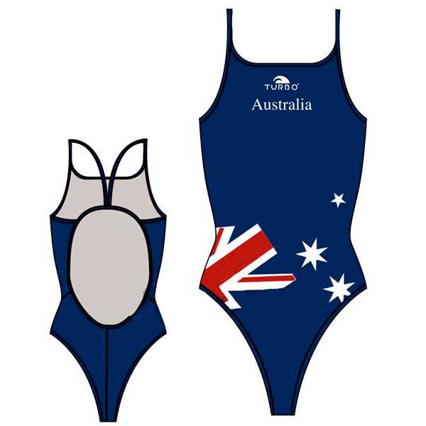 Turbo Australia Swimsuit Blau XL Frau von Turbo