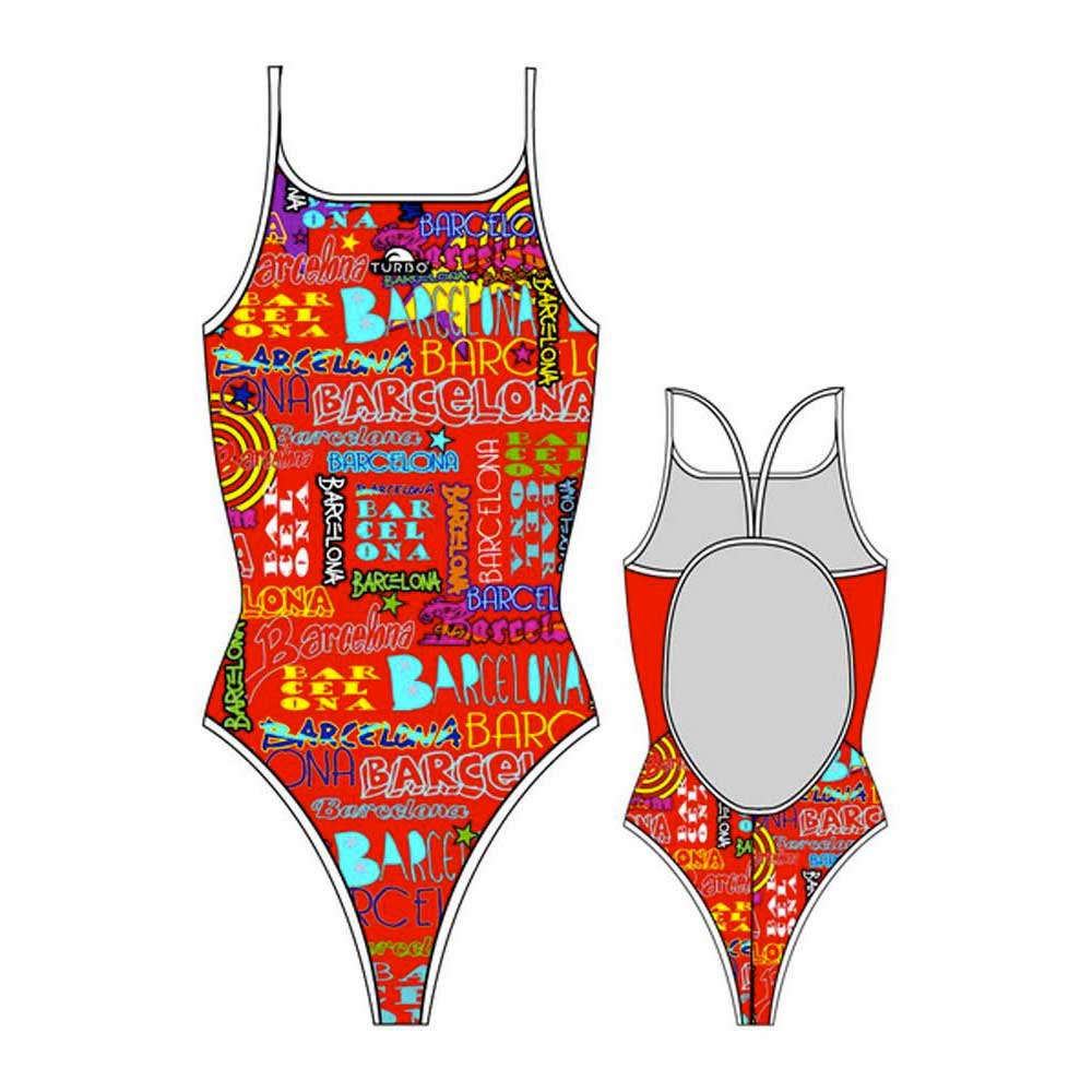 Turbo Barcelona Lights Swimsuit Orange 4XL Frau von Turbo