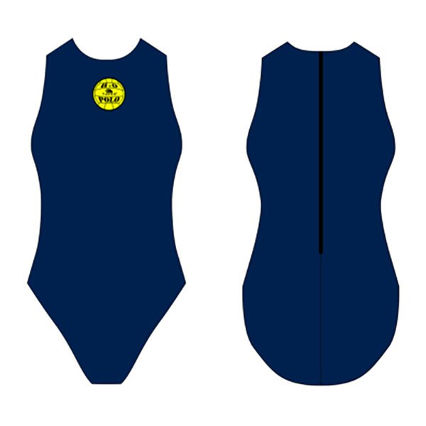 Turbo Basic Waterpolo Swimsuit Blau 12-24 Months Mädchen von Turbo
