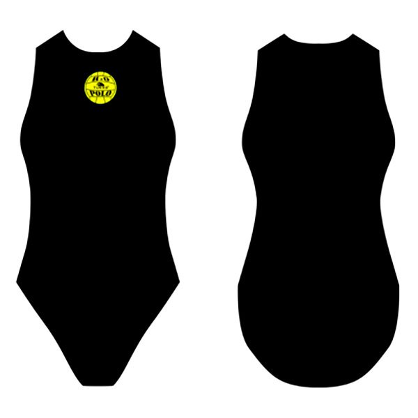 Turbo Basic Waterpolo Swimsuit Schwarz 13-14 Years Mädchen von Turbo