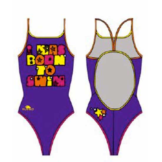 Turbo Born To Swim Swimsuit Lila 4XL Frau von Turbo