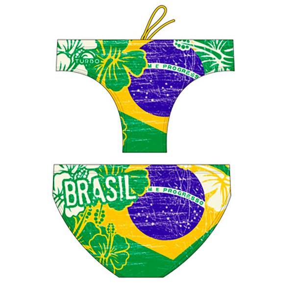 Turbo Brasil Vintage 2013 Waterpolo Swimming Brief Grün M Mann von Turbo