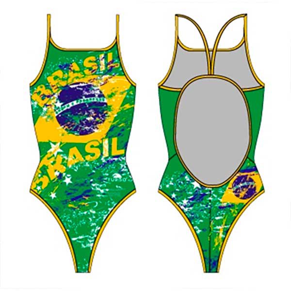 Turbo Brazil Swimsuit Grün L Frau von Turbo