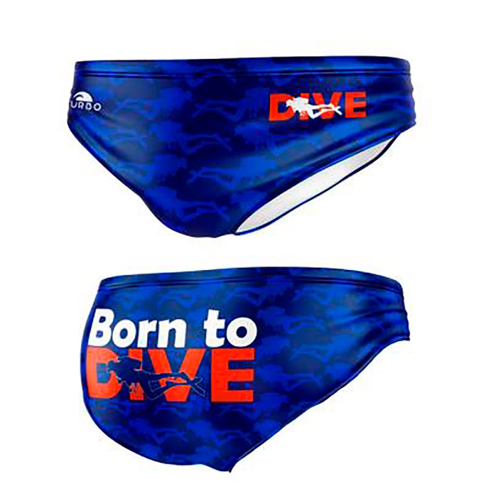 Turbo Bron To Dive 2024 Swimming Brief Blau 5-6 Years Junge von Turbo