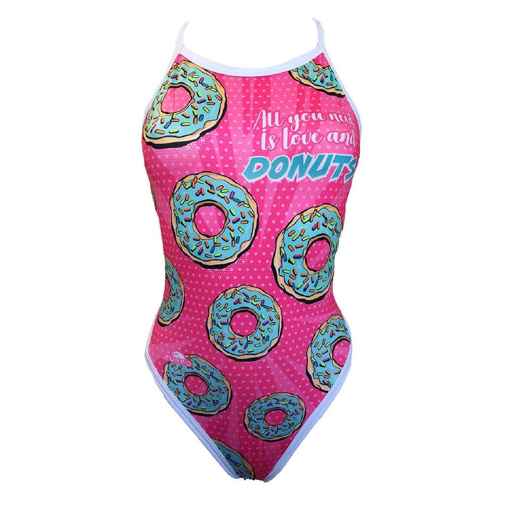 Turbo Comic Donut Revolution Swimsuit Rosa 2XL Frau von Turbo