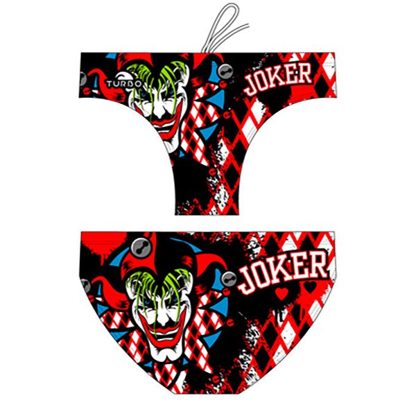 Turbo Crazy Joker Waterpolo Swimming Brief Schwarz 11-12 Years Junge von Turbo