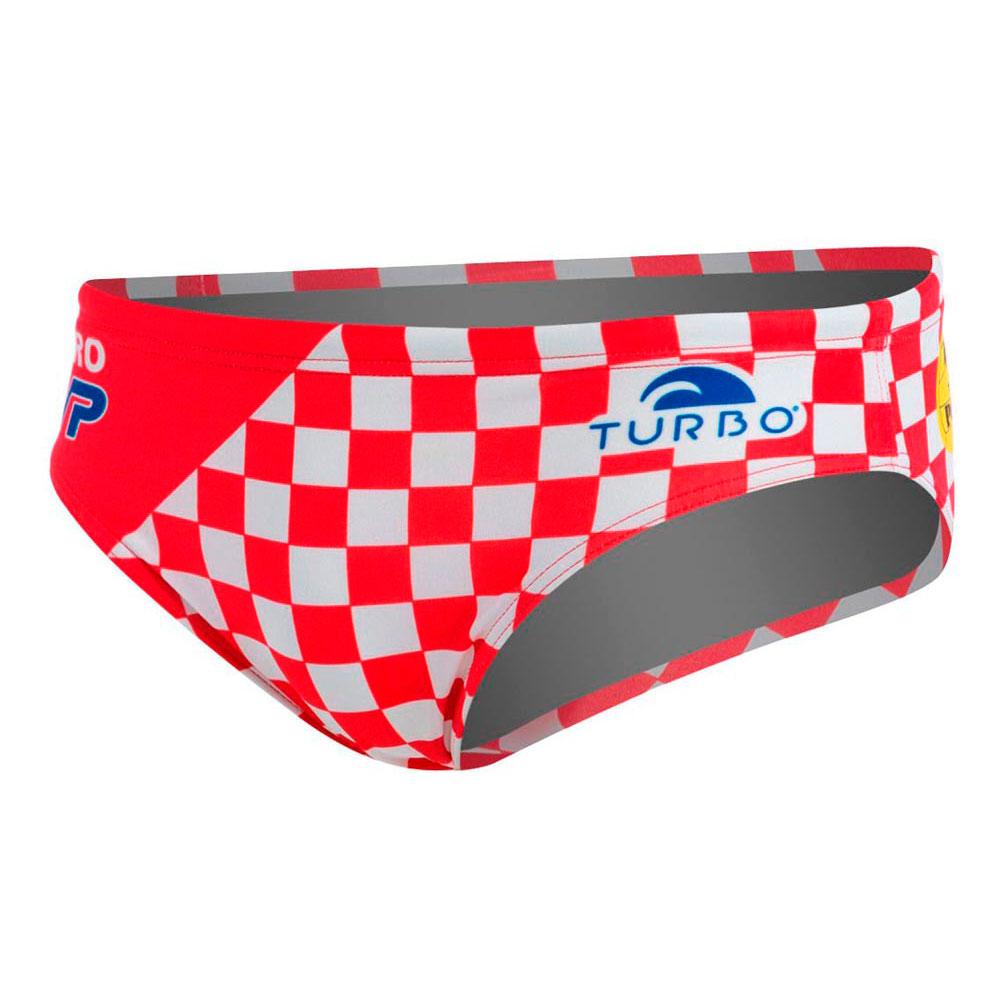 Turbo Croatia Swimming Brief Rot,Weiß L Mann von Turbo