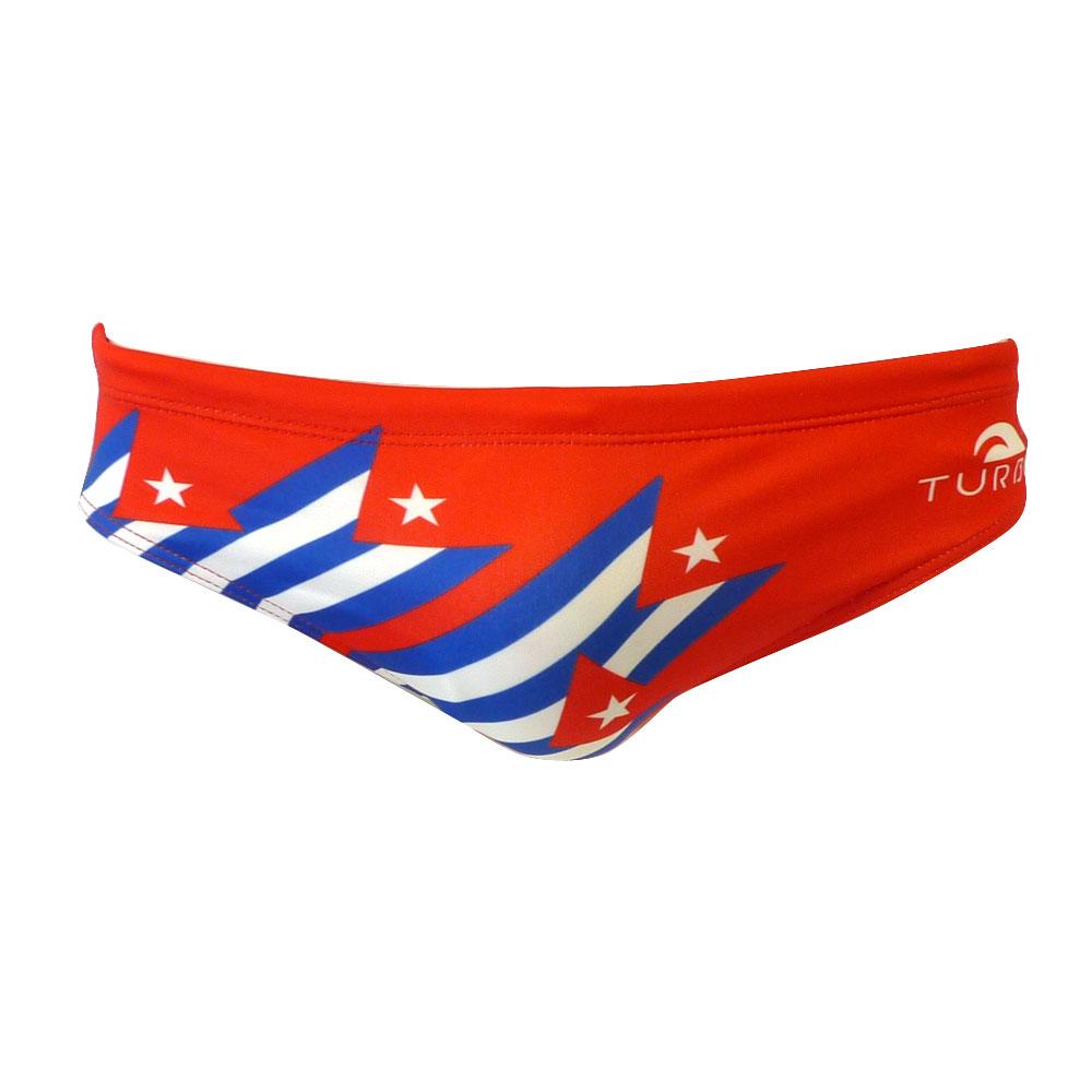 Turbo Cuba Stars Swimming Brief Rot 2XL Mann von Turbo