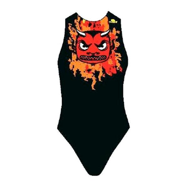 Turbo Devil Swimsuit Schwarz 4XL Frau von Turbo