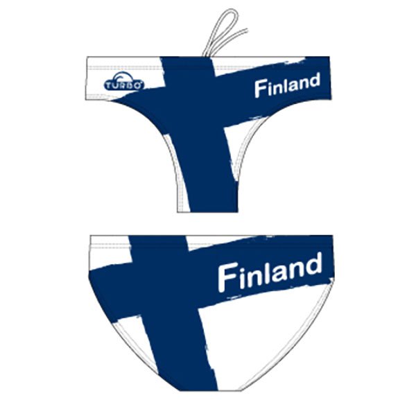 Turbo Finland Swimming Brief Weiß,Blau M Mann von Turbo