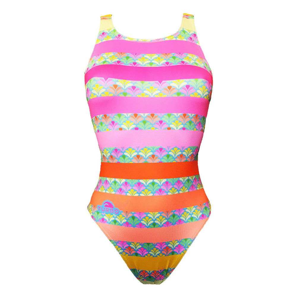 Turbo Flu Lines Swimsuit Rosa M Frau von Turbo