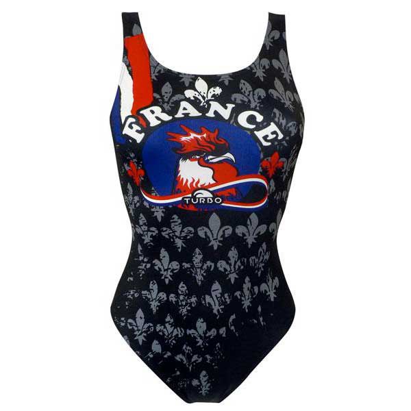 Turbo France Coq Swimsuit Schwarz 12-24 Months Mädchen von Turbo