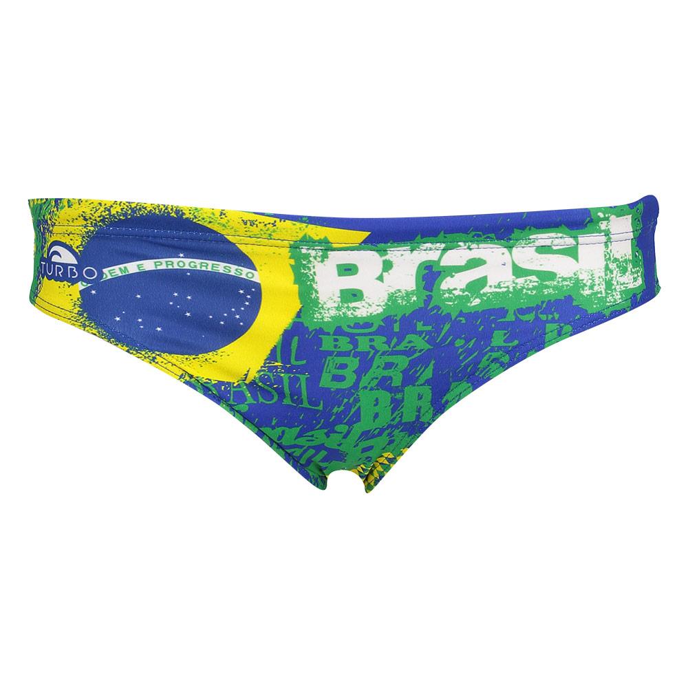 Turbo Happy Brazil Swimming Brief Mehrfarbig 4XL Mann von Turbo