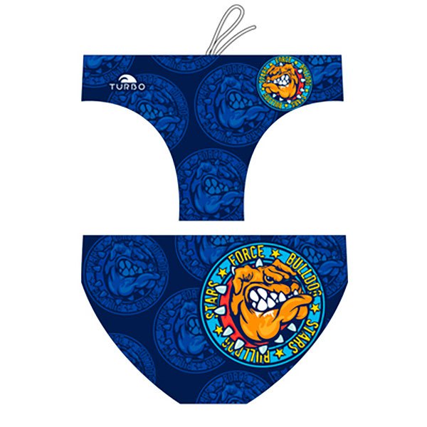 Turbo Happy Bulldog Force Swimming Brief Blau 12-24 Months Junge von Turbo