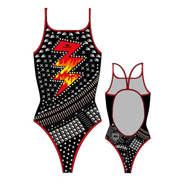 Turbo Heavy Rock Thin Strap Swimsuit  7-8 Years Mädchen von Turbo