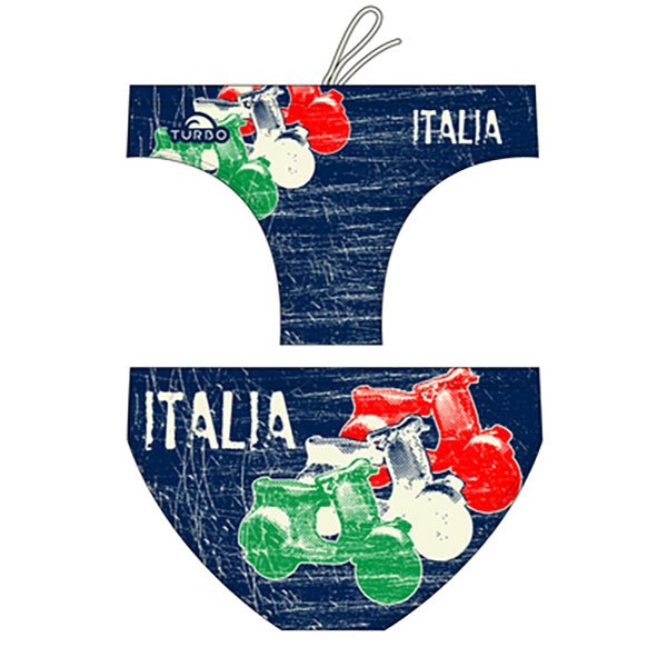 Turbo Italy Moto 2014 Swimming Brief Blau 9-10 Years Junge von Turbo