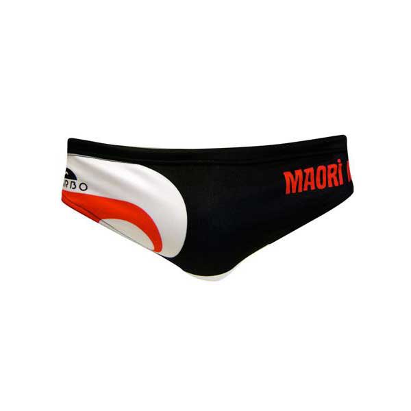 Turbo Maori Red/black Man Swimming Brief Rot,Weiß,Schwarz 2XL Mann von Turbo
