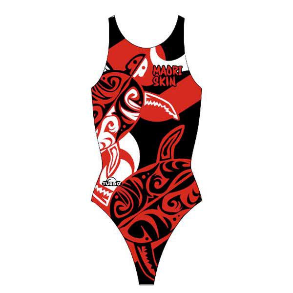 Turbo Maori Skin Tattoo Swimsuit Rot XL Frau von Turbo