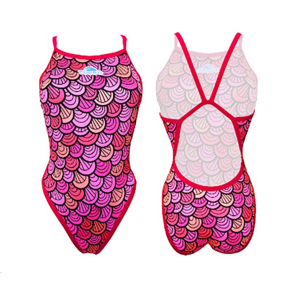 Turbo Mermaid Tail Swimsuit Rosa L Frau von Turbo