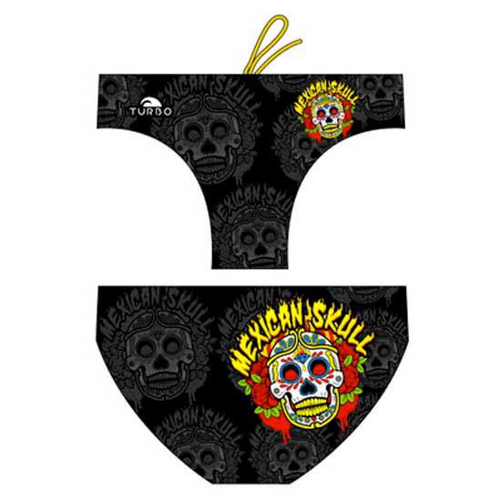 Turbo Mexican Skull 2014 Swimming Brief Schwarz 4XL Mann von Turbo