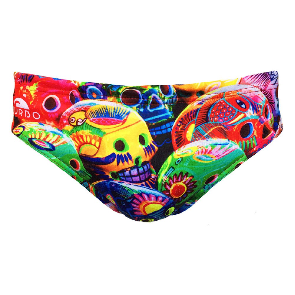 Turbo Multi Skull 2019 Swimming Brief Mehrfarbig 5XL Mann von Turbo