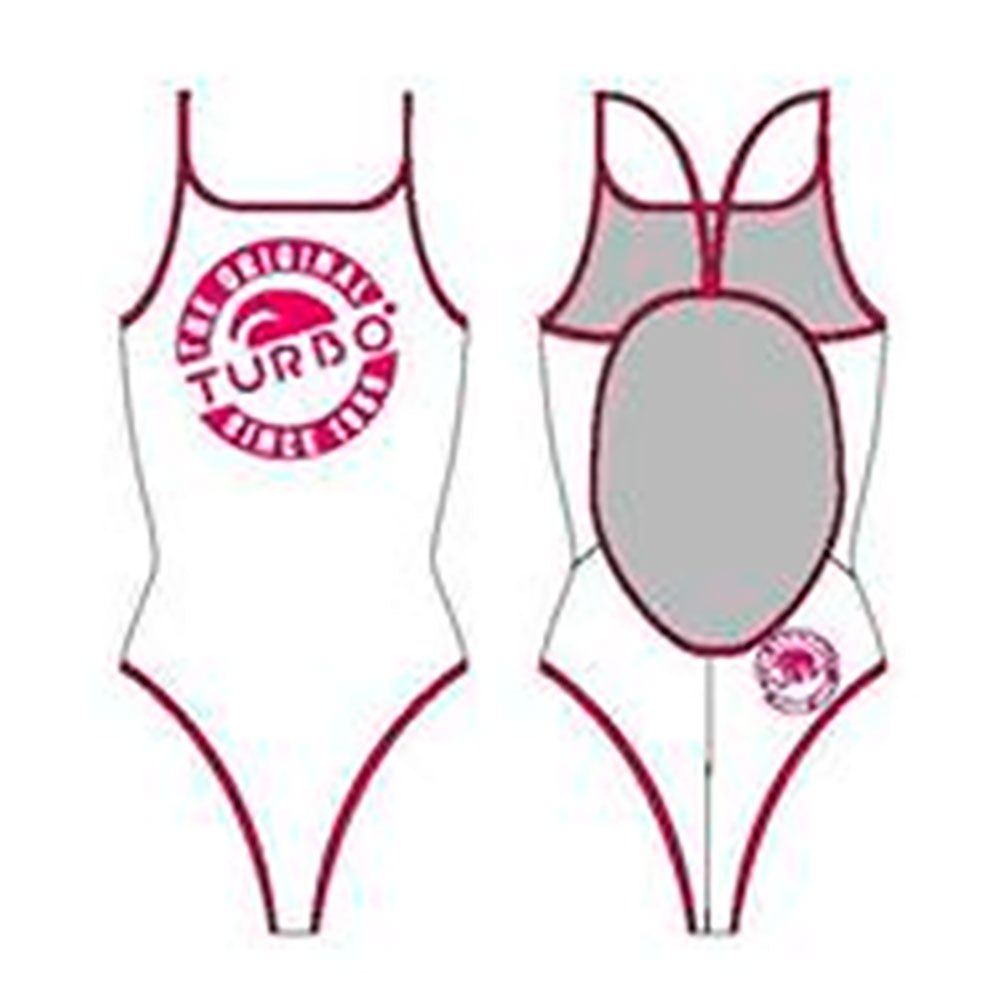 Turbo Original Swimsuit Weiß L Frau von Turbo