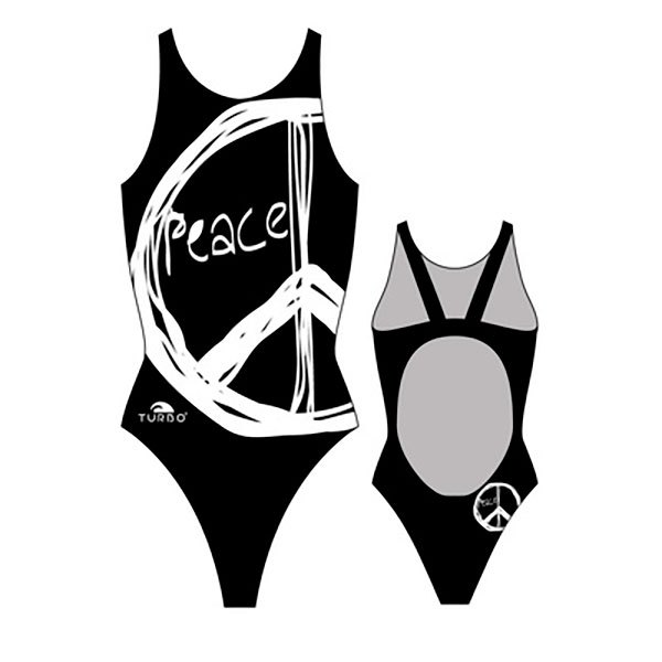 Turbo Peace Pro Resist Swimsuit Schwarz 5XL Frau von Turbo