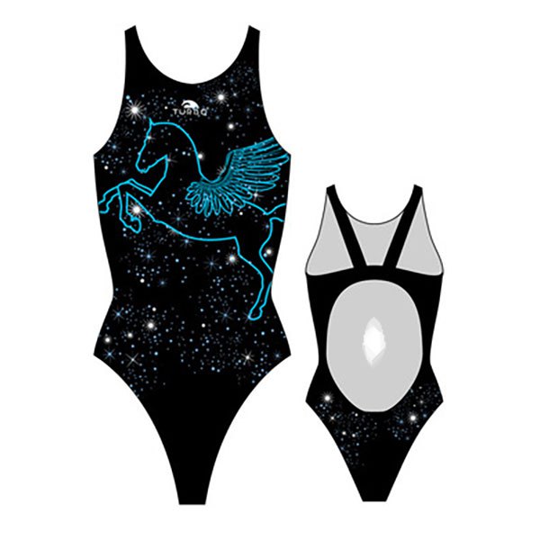 Turbo Pegaso Pro Resist Swimsuit Schwarz 5-6 Years Mädchen von Turbo