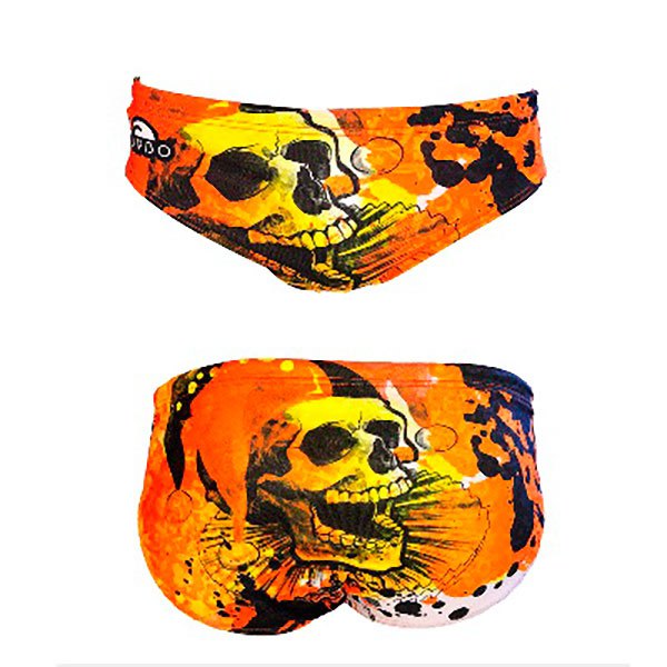 Turbo Poker Swimming Brief Orange 4XL Mann von Turbo