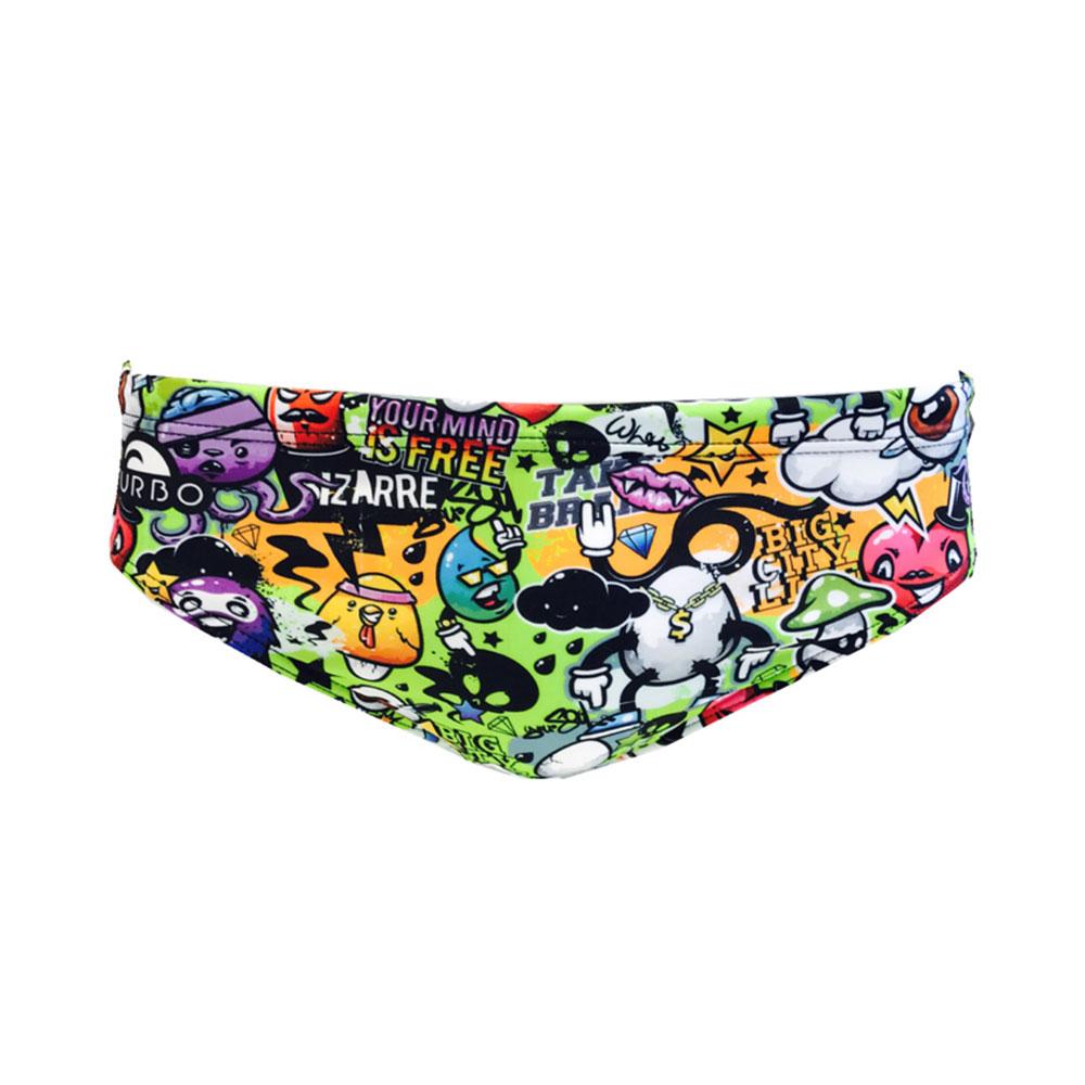 Turbo Race Swimming Brief Mehrfarbig 4XL Mann von Turbo