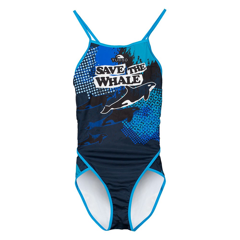 Turbo Save The Whale Swimsuit Blau 4XL Frau von Turbo