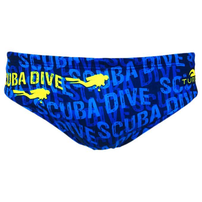 Turbo Scuba Dive Flash Swimming Brief Blau 2XL Mann von Turbo