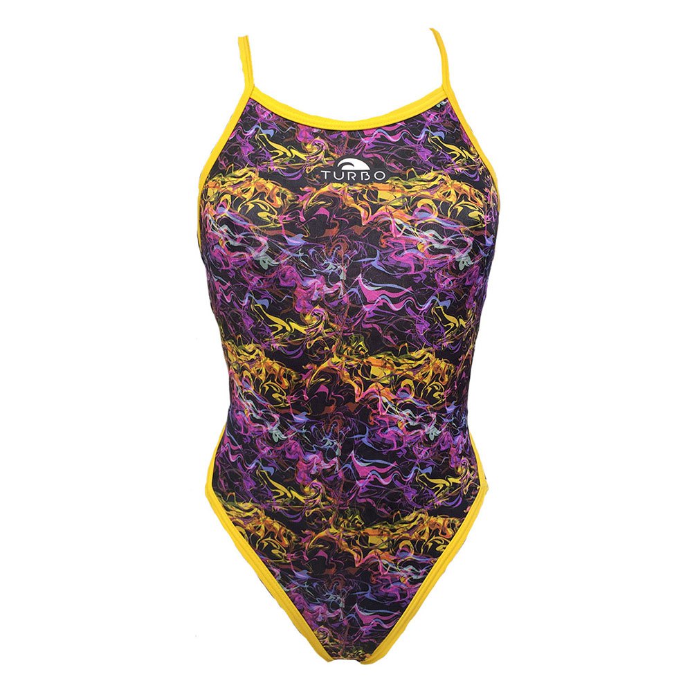 Turbo Smoke Swimsuit Gelb 5XL Frau von Turbo