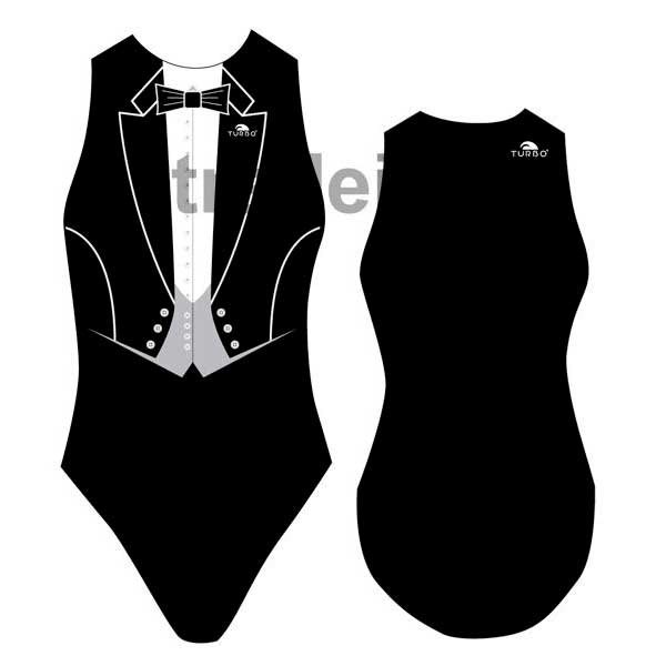 Turbo Smoking Swimsuit Schwarz XL Frau von Turbo