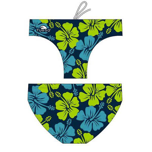 Turbo Surf Flower Swimming Brief Blau 3XL Mann von Turbo